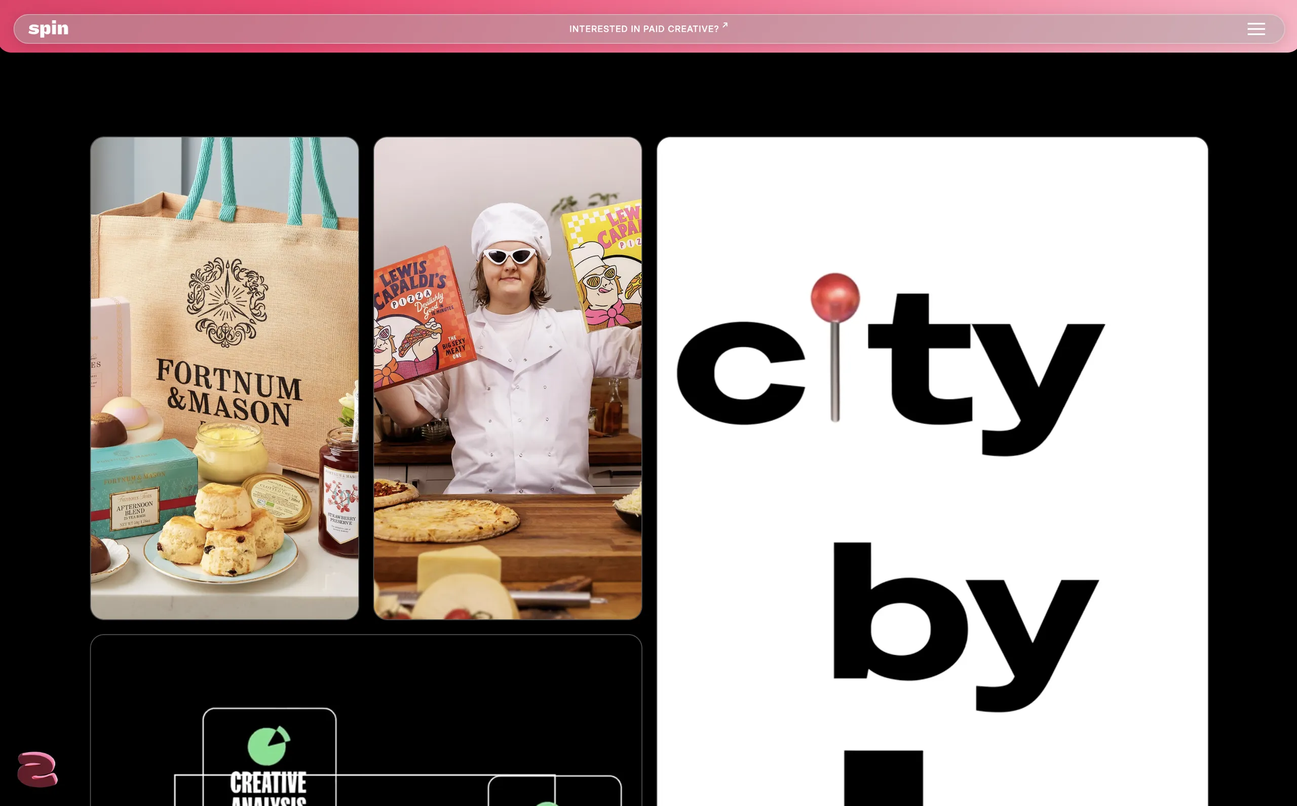 Spin Brands website by Sam Hills - Custom Webflow Development